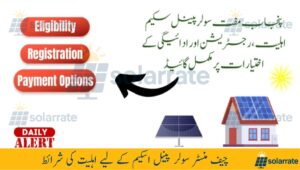 Read more about the article Eligibility conditions for the Chief Minister Solar Panel Scheme