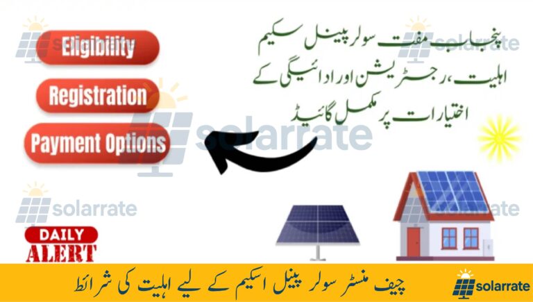 Chief Minister Solar Panel Scheme:
